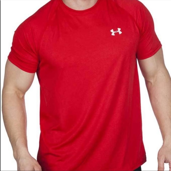 red under armor shirt